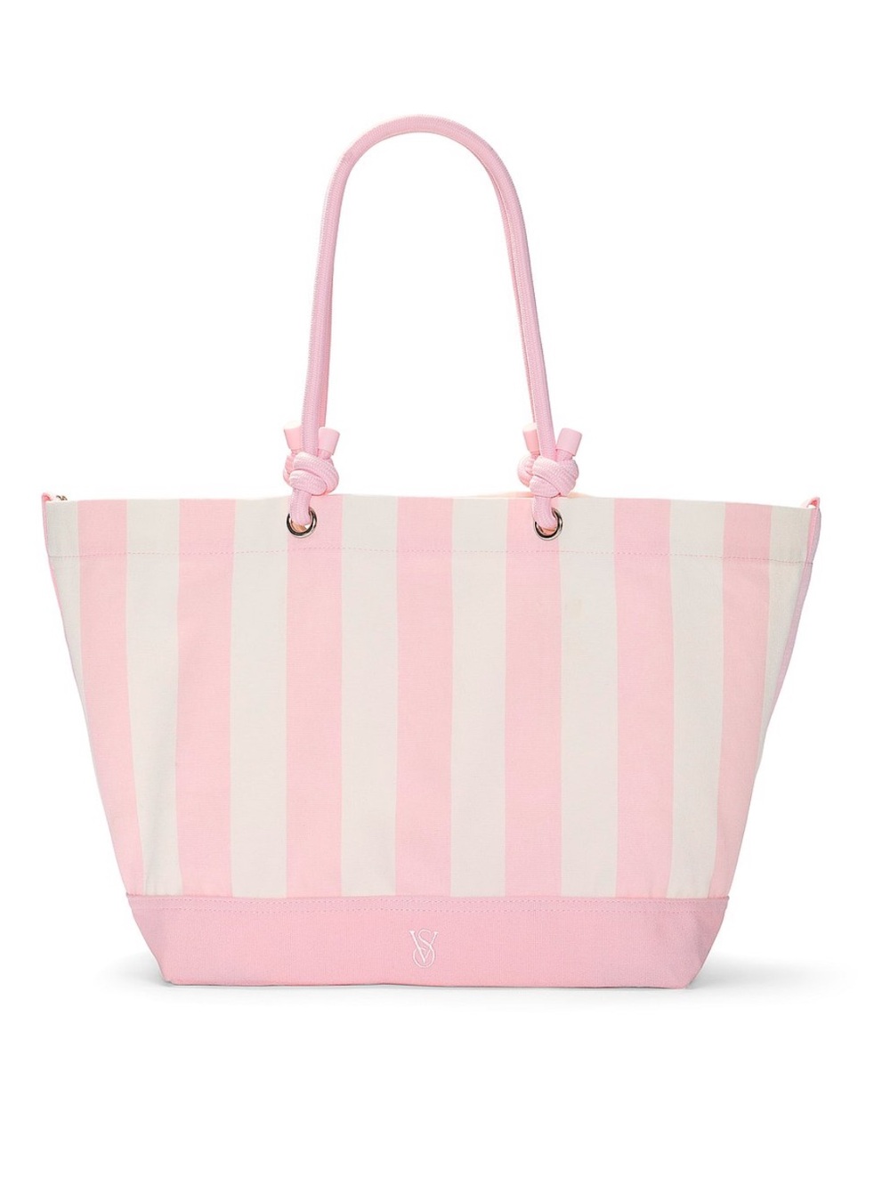NWT VICTORIA’S SECRET Heritage Stripe Rope Handle Tote Bag NEW